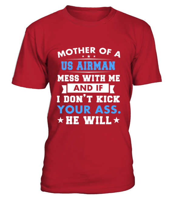 Air Force Mom Kick Ass T-shirts - MotherProud