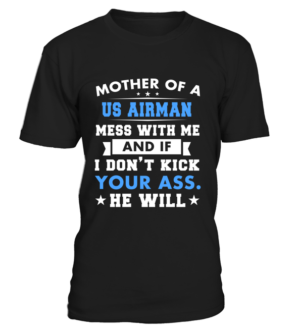 Air Force Mom Kick Ass T-shirts - MotherProud
