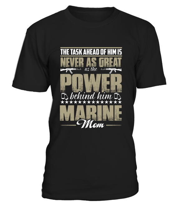 Marine Mom Power T-shirts - MotherProud