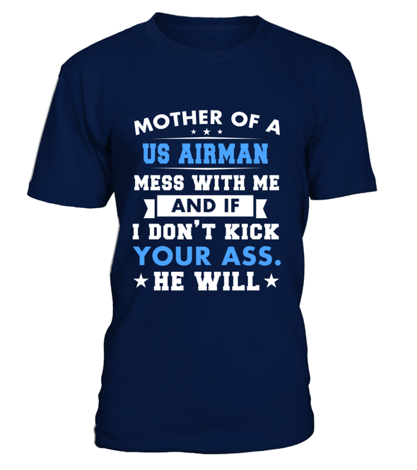 Air Force Mom Kick Ass T-shirts - MotherProud