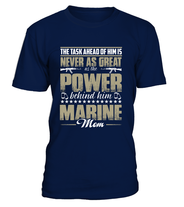 Marine Mom Power T-shirts - MotherProud