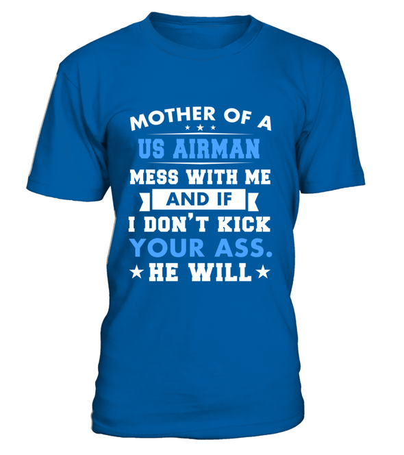 Air Force Mom Kick Ass T-shirts - MotherProud