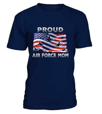 Proud Air Force Mom Flag T-shirts - MotherProud