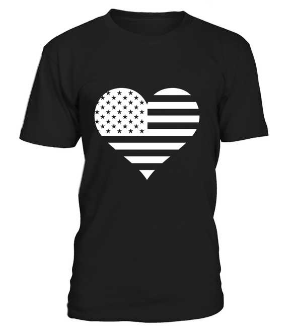 U.S America Heart Flag T-shirts - MotherProud