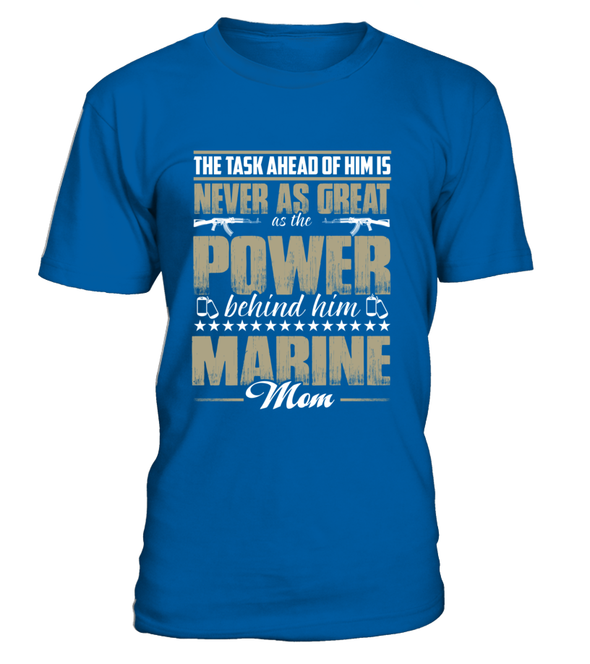 Marine Mom Power T-shirts - MotherProud