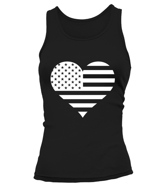 U.S America Heart Flag T-shirts - MotherProud