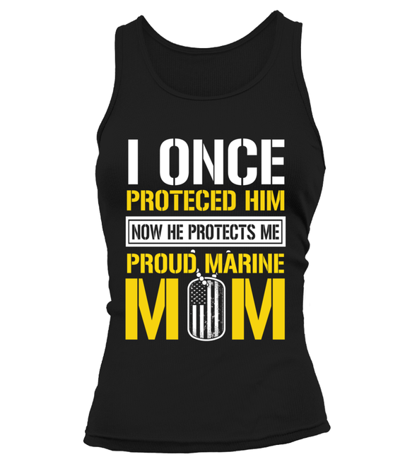 Marine Mom Protects T-shirts - MotherProud