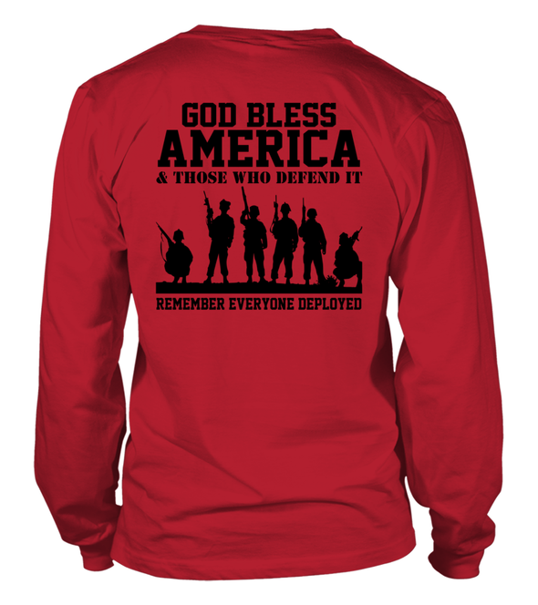 RED Friday God Bless America T-shirts - MotherProud