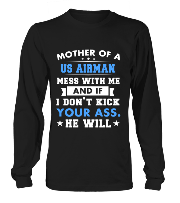 Air Force Mom Kick Ass T-shirts - MotherProud