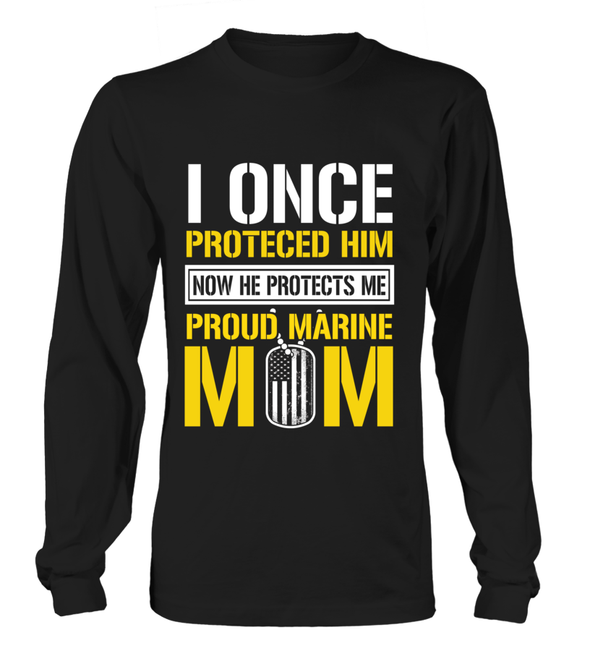Marine Mom Protects T-shirts - MotherProud