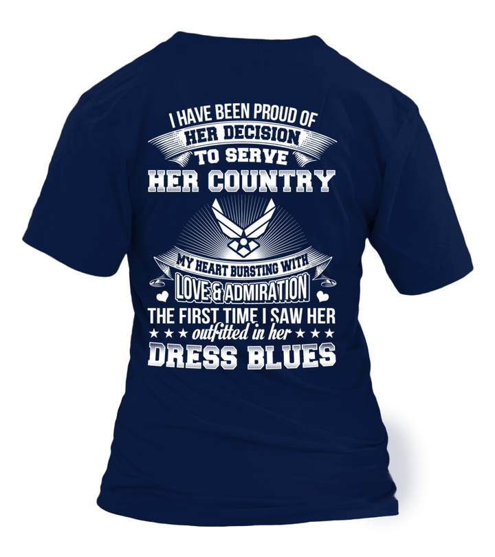 Air Force Mom Daughter Love & Admiration T-shirts - MotherProud