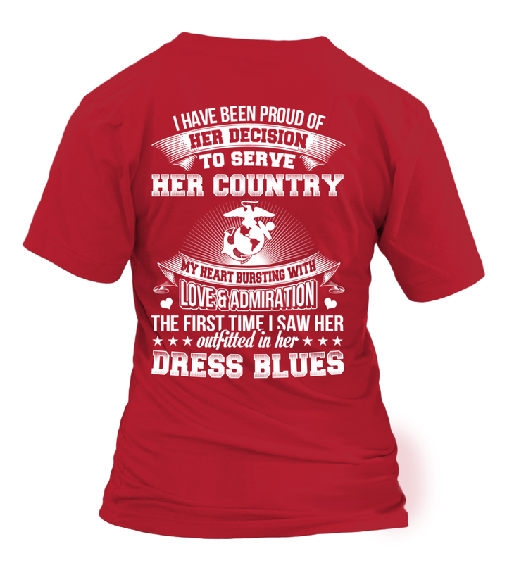 Marine Mom Daughter Love & Admiration T-shirts - MotherProud
