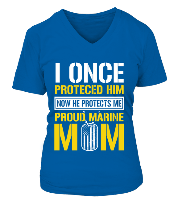 Marine Mom Protects T-shirts - MotherProud