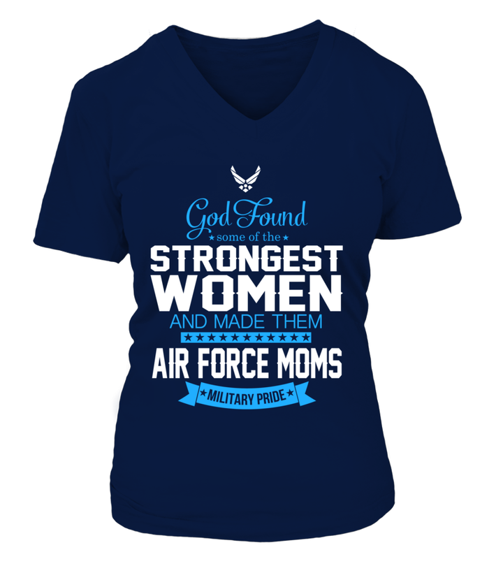 God Found Air Force Moms T-shirts - MotherProud