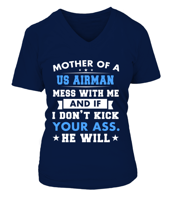 Air Force Mom Kick Ass T-shirts - MotherProud