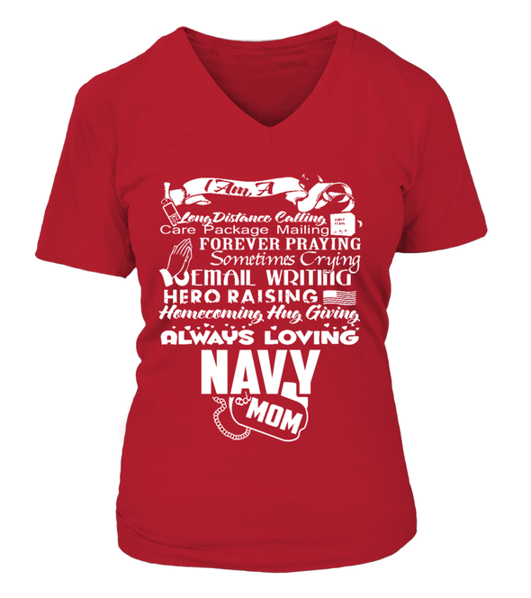 Navy Mom Always Loving T-shirts - MotherProud