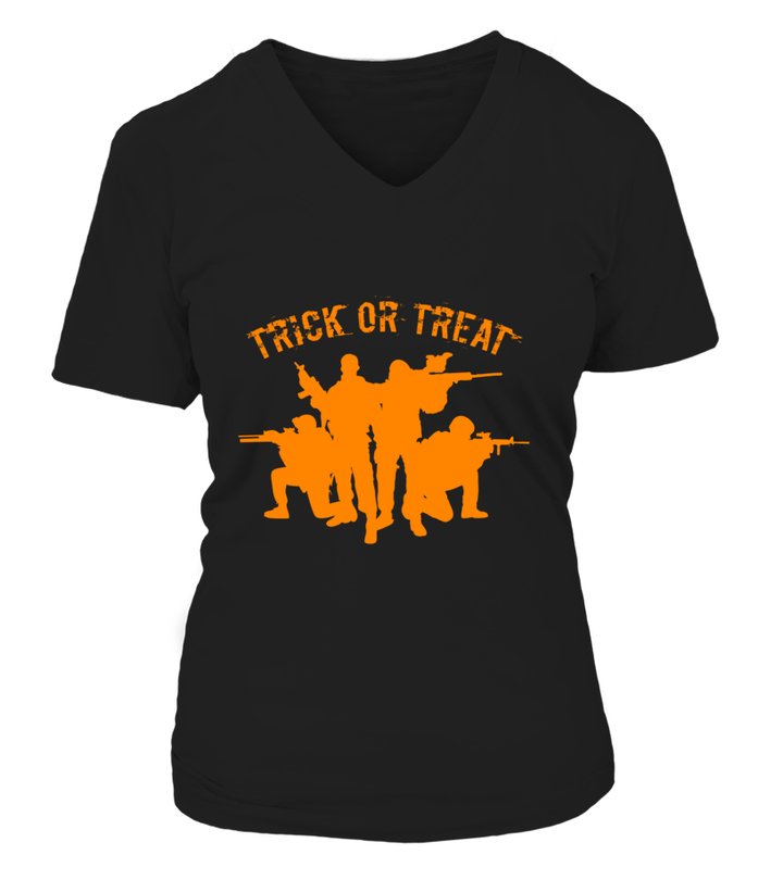 Halloween Military Trick Or Treat T-shirts - MotherProud