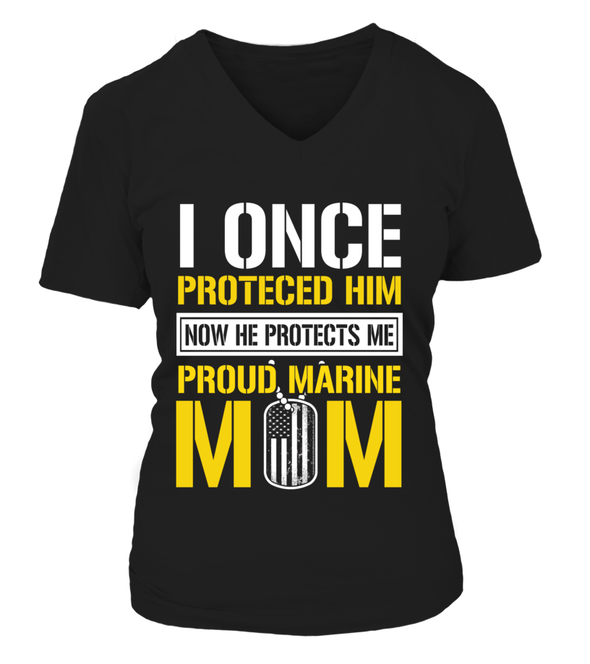 Marine Mom Protects T-shirts - MotherProud