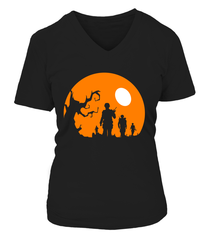 Halloween Theme Military T-shirts - MotherProud