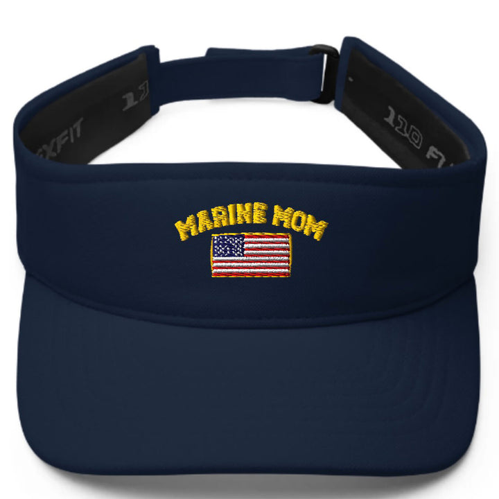 MARINE MOM Camo Military Adjustable Visor Hat