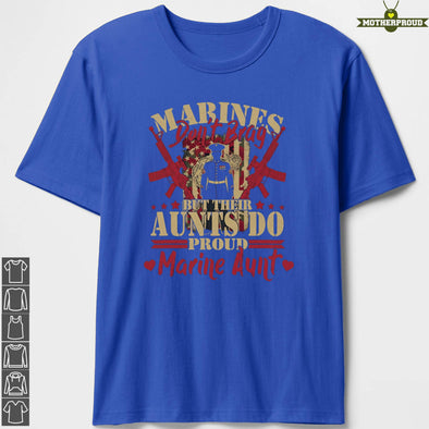 Marine Aunt Brag T-Shirts