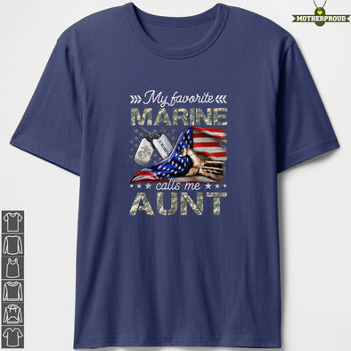 Marine Aunt Favorite T-Shirts