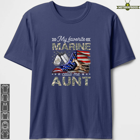 Marine Aunt Favorite T-Shirts