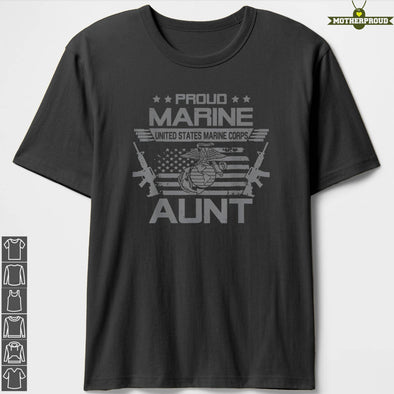 Marine Aunt Marine Corps T-Shirts