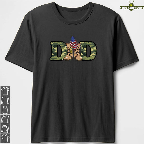 Military Dad Camo T-shirts