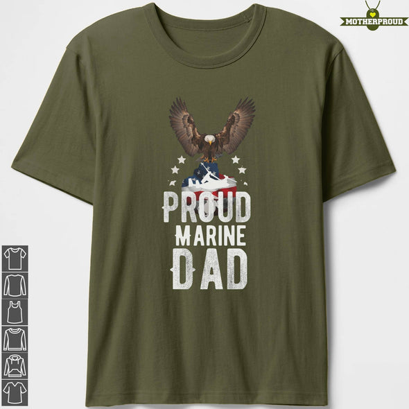 Marine Dad Eagle T-Shirts
