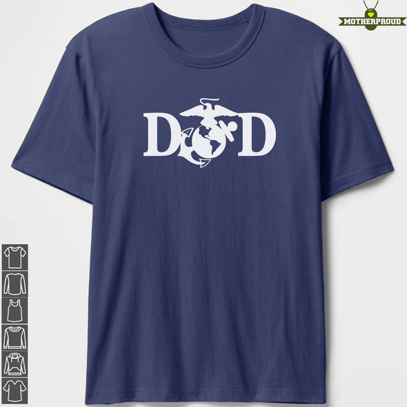 Marine Dad Sides T-Shirts