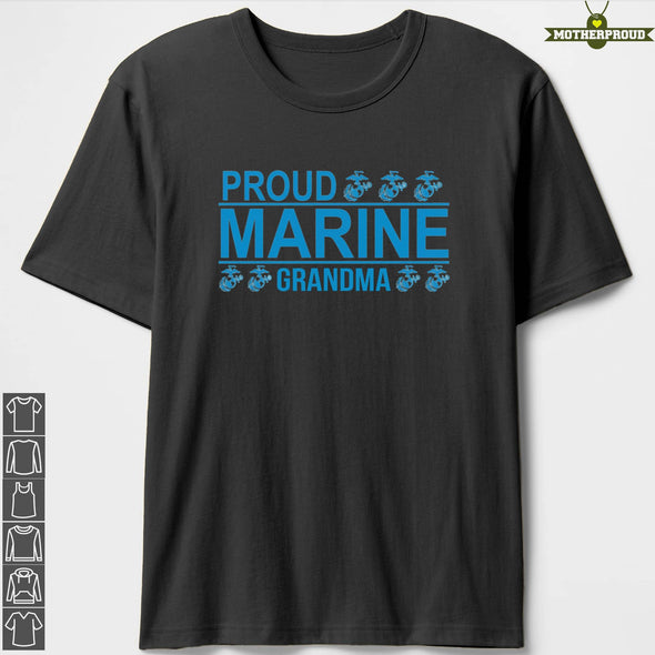 Marine Grandma Emblems T-Shirts