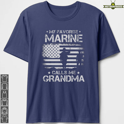 Marine Grandma Favorite T-Shirts