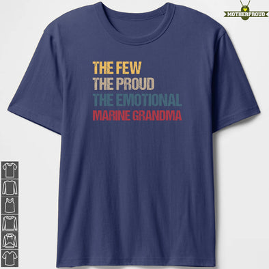 Marine Grandma Few Proud Emotional T-shirts