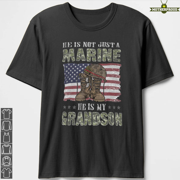 Marine Grandma Not Justbut Grandson T-Shirts