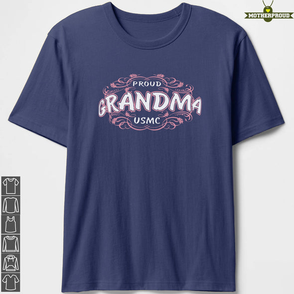 Marine Grandma Proud USMC T-Shirts