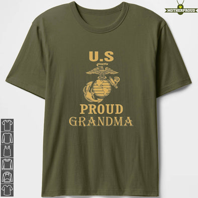 Marine Grandma Us Proud T-Shirts