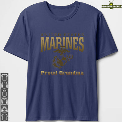 Marine Grandma United States T-Shirts