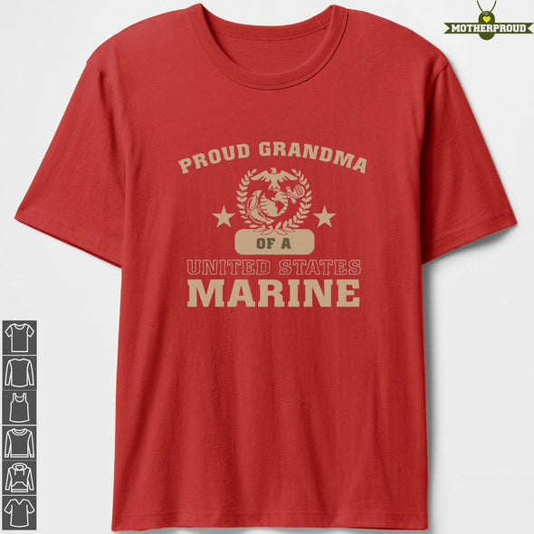 Marine Grandma of a Us Marine T-Shirts