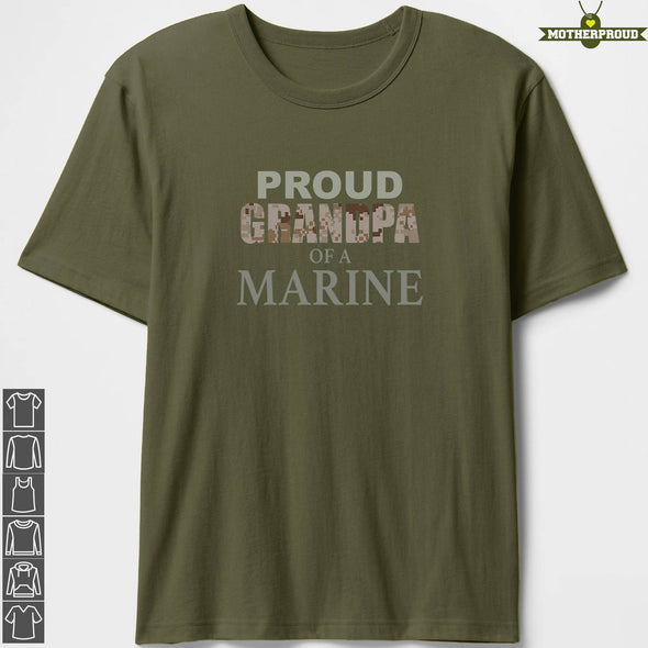 Marine Grandpa Camo T-Shirts