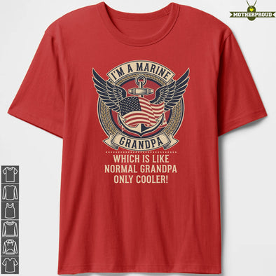 Marine Grandpa Cooler T-Shirts