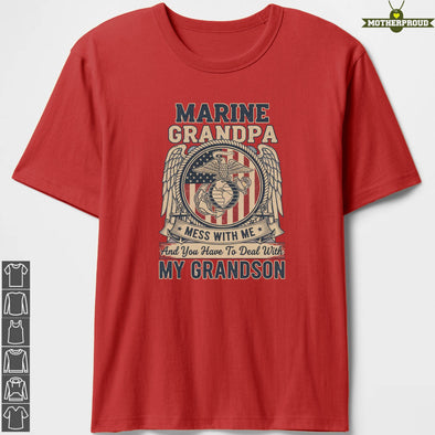 Marine Grandpa Grandson T-Shirts