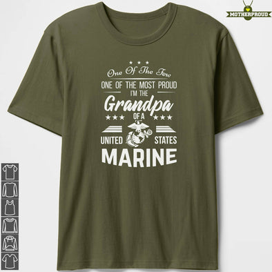 Marine Grandpa One of The Most Proud T-Shirts