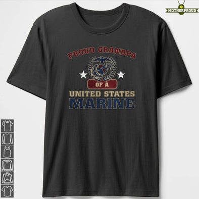 Marine Grandpa of a Us Marine Light T-Shirts