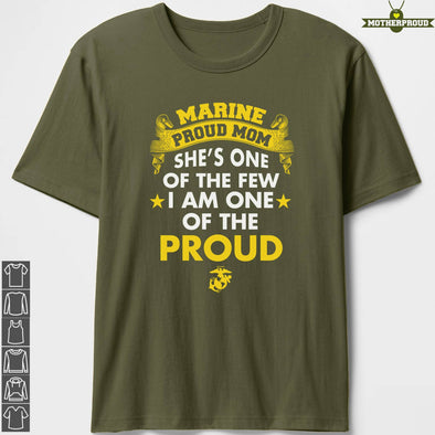 Marine Mom Daughter One Of The Proud T-shirts