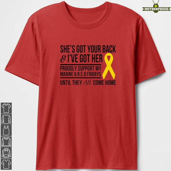 Marine Mom Daughter Red Friday T-shirts