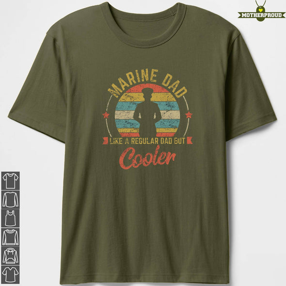 Marine Dad Cooler T-shirts