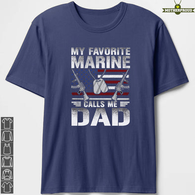 Marine Dad Favorite T-shirts