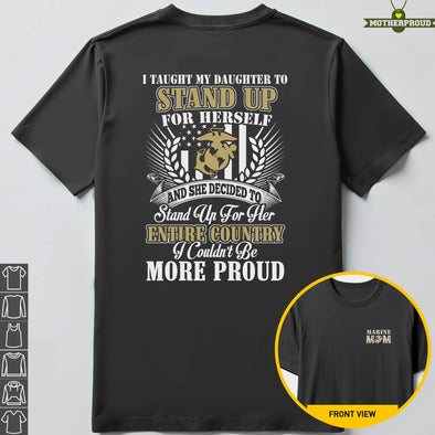 Marine Mom More Proud Plus Daughter T-shirts