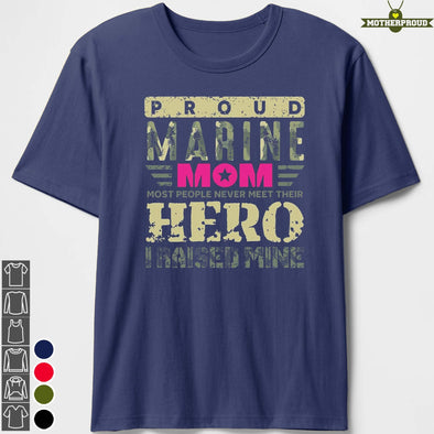 Marine Mom Most People & Me T-shirts